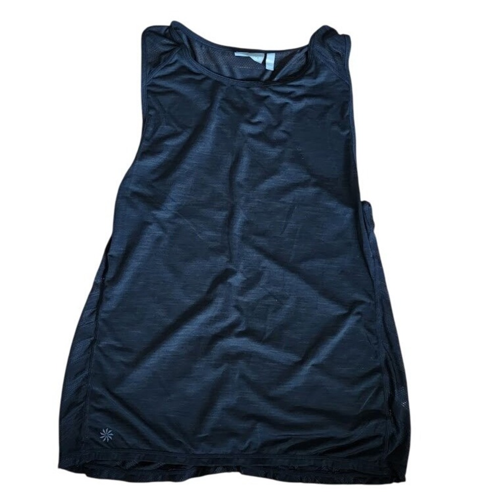 Athleta Women's Black Racerback Activewear Tank Top Size S Small RN 54023 110